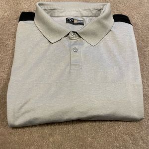 5XLT Callaway Light grey/black Golf polo